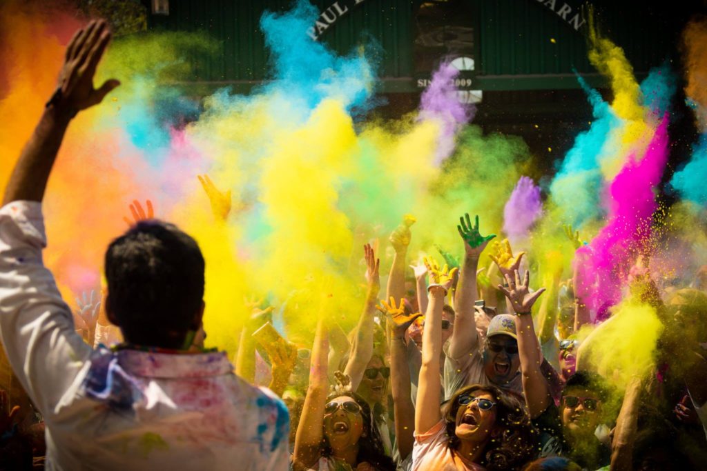 Our Indian Culture HOLI Festival Of Colors At The Flowers Fields